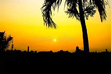 Sunset Silhouette Stock Image Image Of Dawn Outdoors 38267271