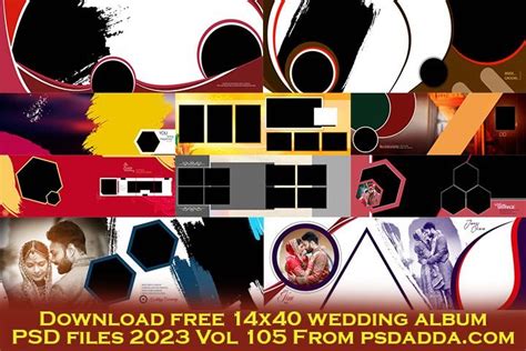 Download Free 14x40 Wedding Album Psd Files 2023 Vol 105 Psdadda