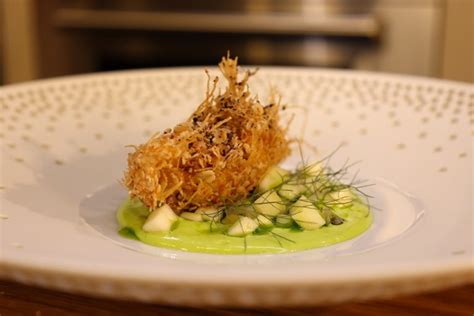 Crispy Oat Crusted Turbot Cucumber And Seaweed James Martin Chef