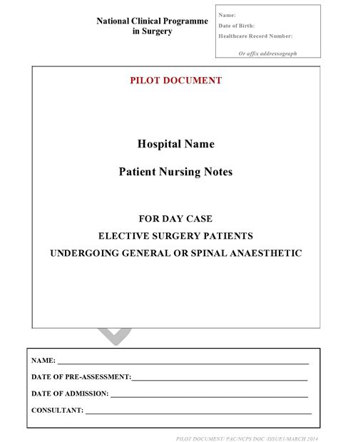 30 Useful Nursing Note Samples Templates Templatearchive