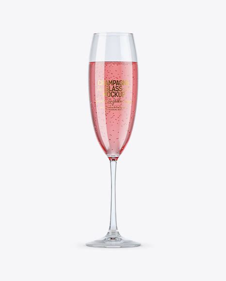 Pink Champagne Glass Mockup Free Download Images High Quality Png 