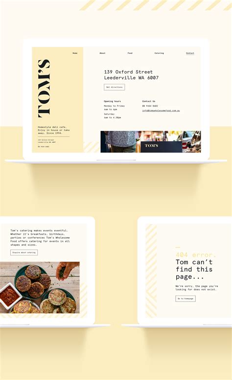 Toms Wholesome Food On Behance
