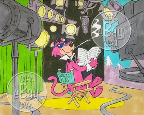 Rare Snagglepuss Cartoon Color Tv Photo Hanna Barbera Studios Yogi