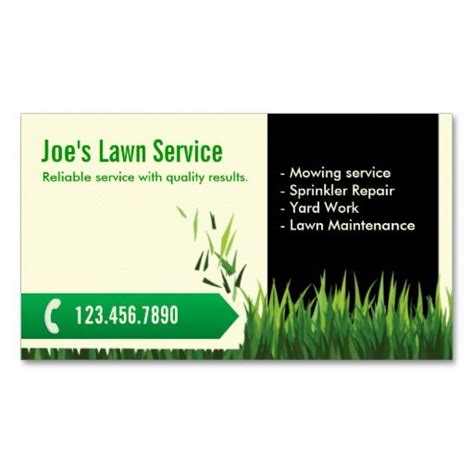 You can choose from the best landscaping business cards examples and lawn care business card templates we have available and use our customization. Lawn Care Landscaping Professional Mowing Business Card ...