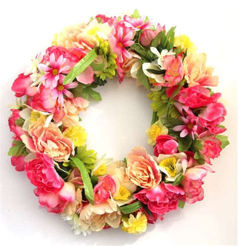 Make A 344 Flower Wreath For 15 A Piece Of Rainbow