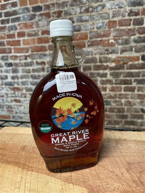 Grade A Maple Syrup Great River Maple 16 Oz 40232179976
