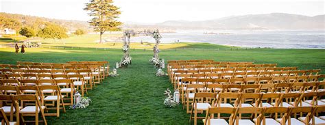 The monterey bay in california is known for its stunning ocean landscapes and carmel beach. The Pebble Beach Wedding Experiences