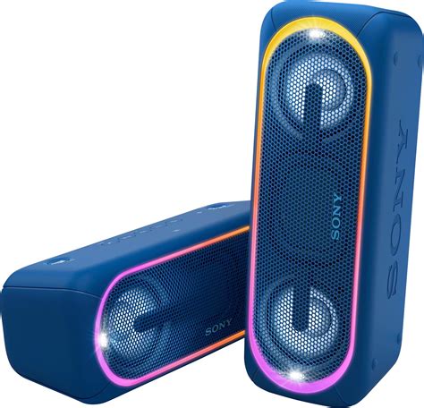 Best Buy Sony Xb40 Portable Bluetooth Speaker Blue Srsxb40blue