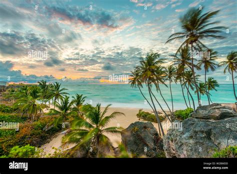Caribbean Barbados Bottom Bay Bottom Bay Beach Stock Photo Alamy