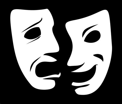 Theatre Masks Clipart Png Top Free Images And Vectors For Theatre Masks