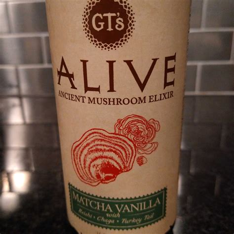 Gts Living Foods Gt S Alive Matcha Vanilla Rishi Chaga Turkey Tail