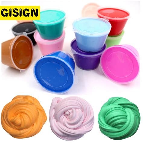 1 Box Butter Slime Clay Diy Fluffy Floam Slime Soft Supplies Antistress