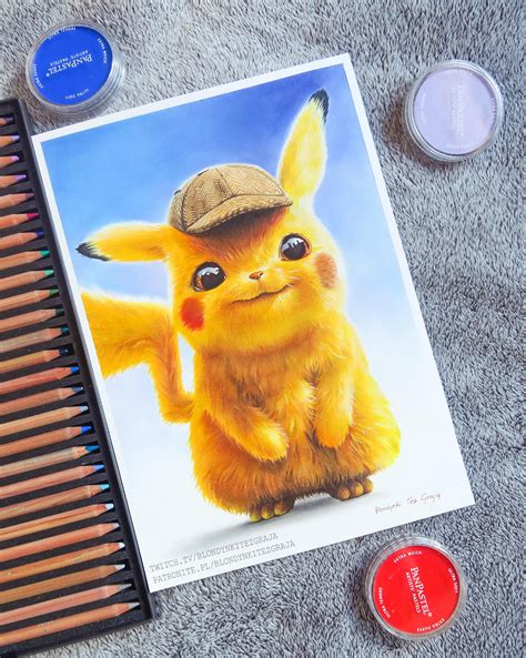 I Tried My Best With Colored Pencils To Create This Drawing Of Pikachu