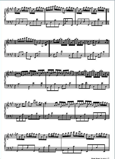 See river flows in you sheet music arrangements available from sheet music direct; Free Piano Sheet Music | Sheet music, River flow in you, Piano sheet music free