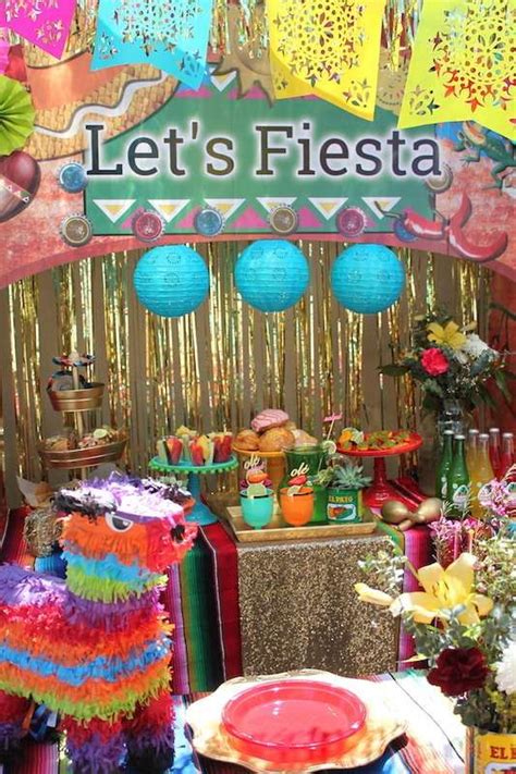 Fiesta Mexican Cinco De Mayo Party Ideas Photo 15 Of 17 Mexican