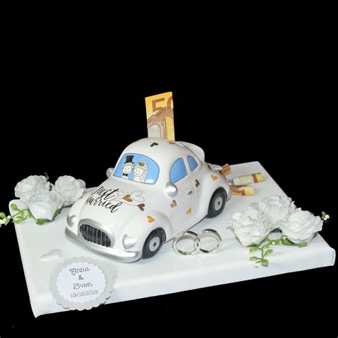 Geld Geschenk Zur Hochzeit Mit Brautpaar Auto Personalisiert My Xxx