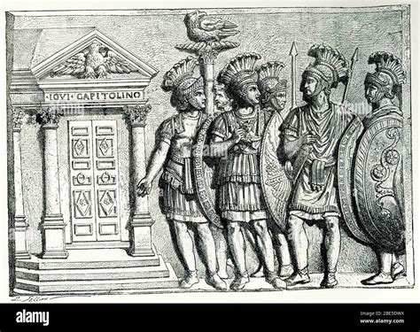 This Illustration Shows Members Of The Roman Praetorian Guard And Is