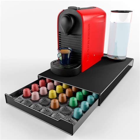 Thecoffeebox Nespresso Coffee Capsule Holder Storage Drawer Holds 60 Nespresso Pods Cantinho