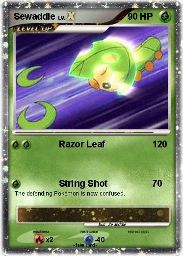 Check spelling or type a new query. Pokémon Sewaddle 66 66 - Razor Leaf - My Pokemon Card