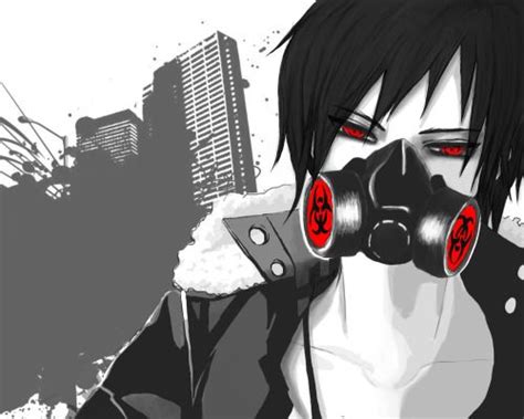 Anime masked gamerpics which you searching for is usable for all of you in this article. anime guy gas mask | Tumblr | Süßer anime junge, Anime ...