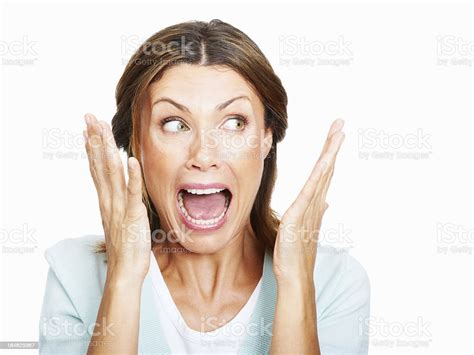 Shocked Stock Photo Download Image Now Fear Women One Woman Only
