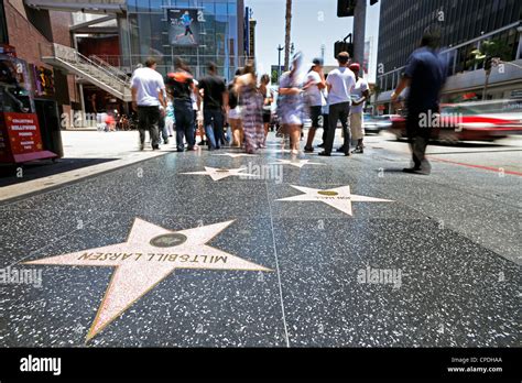 Walk Of Fame Hollywood Boulevard Los Angeles Californie États Unis Damérique Amérique Du