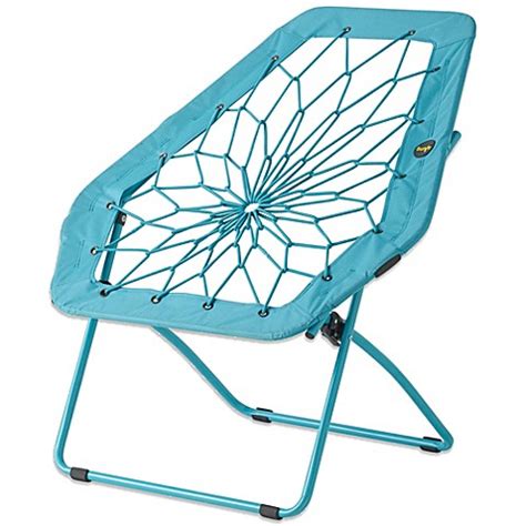 Oversized saucer chair, teal details. Bunjo® Oversized Bungee Hex Chair - Bed Bath & Beyond