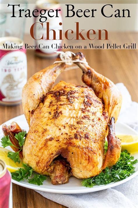 You've got a whole chicken that needs to be eaten and not a ton of time to. Traeger Beer Can Chicken | Recipe | Smoked food recipes ...