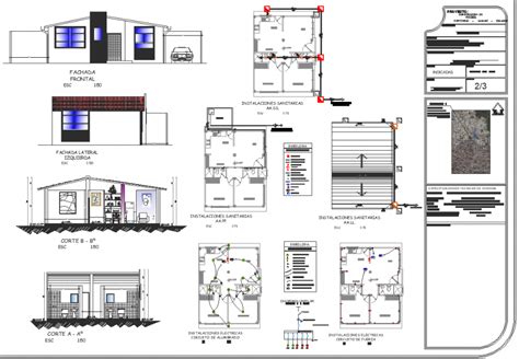 House Elevation Design Working Drawing Dwg File Cadbull Designinte Com