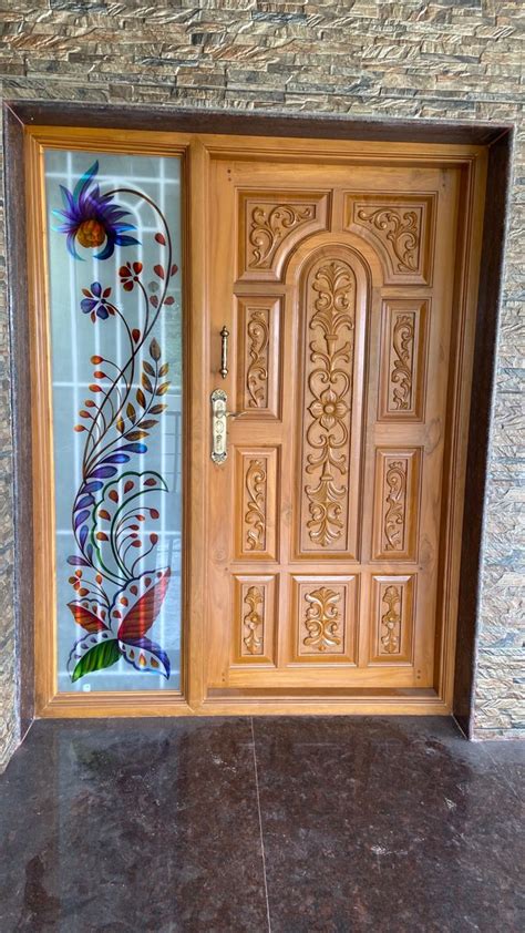 Teak Wood Main Door Design In 2021 Front Door Design Wood Door