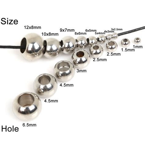 You can convert from millimeter to centimeter and vice versa. Stainless Steel Mix Size Pick 15 150pcs Round Spacer Beads ...