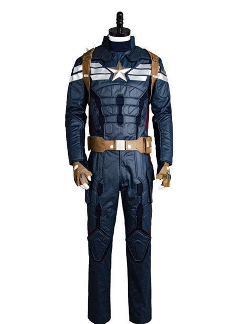 Captain America 2 The Winter Soldier Steve Rogers Uniform Outfit