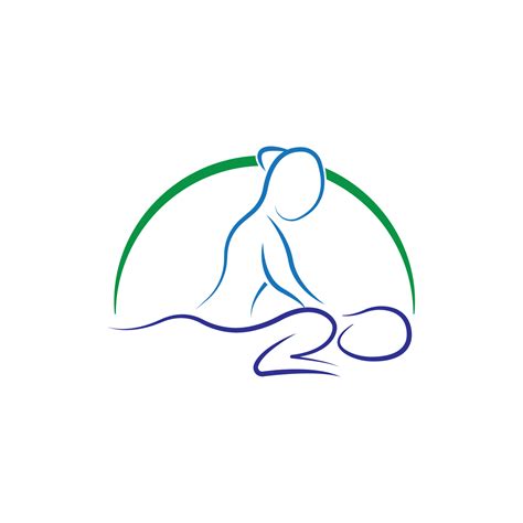 Body Massage Logo Vector 14321500 Vector Art At Vecteezy