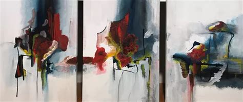 View Abstract Triptych Artfinder Abstract Triptych Abstract Acrylic