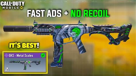 Best Gks Gunsmith Loadout Class Setup Fast Ads No Recoil High