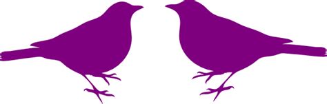 Purple Birds Clip Art At Vector Clip Art Online Royalty