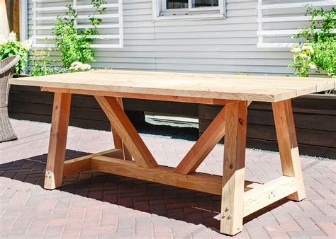 Our DIY Patio Table, Part I - Yellow Brick Home