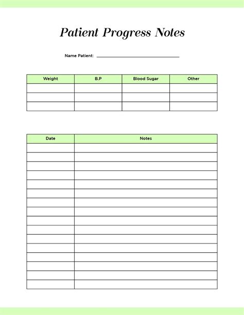 10 Best Printable Medical Progress Note Template Pdf For Free At Printablee