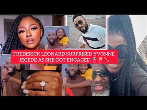 Frederick Leonard Surprised Yvonne Jegede As She Got Engaged To Her