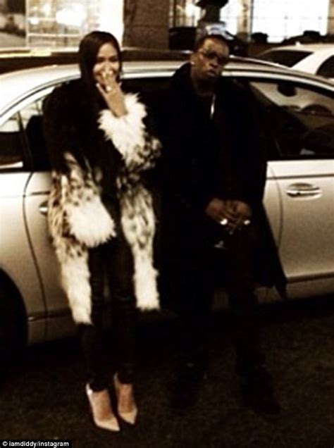 Diddy Shows Cassie Ventura Diamond Engagement Ring On Instagram Daily