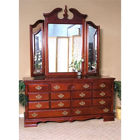 It's possible you'll discovered another white queen anne bedroom furniture higher design ideas. Traditional Queen Ann Cherry Dresser - Free Shipping Today ...
