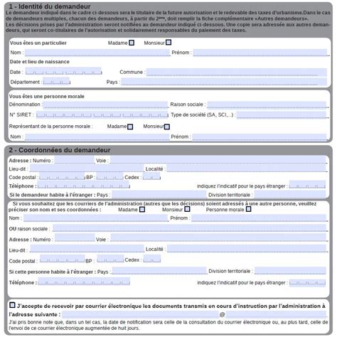 Les formulaires à utiliser pour un permis de construire Votre Permis de Construire en ligne