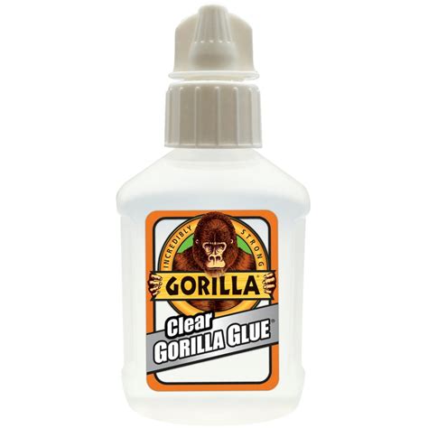 Gorilla Clear Waterproof Polyurethane Glue 175 Ounce Bottle Walmart