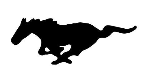 … draw the shapes of the animal's body and neck. Ford Mustang Silhouette at GetDrawings | Free download