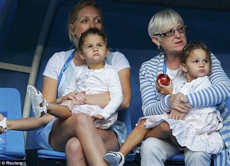 Alina kabaeva at age 17. Federer's twins @ Australian Open 2012. From M. Thanks. - Tennis Planet.me