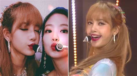 K Pop Star Lisa Of Blackpink Wore Paper Clips In Her Hair For Inkigayo