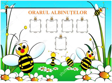 Lumea Lui Scolarel Clasa Albinuțelor Material Pentru Decorarea