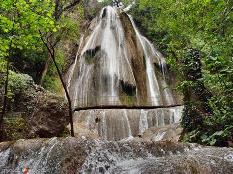 Cascada Cola De Caballo Parque Natural En Santiago Nuevo León