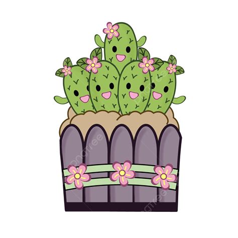 Potted Cactus Cartoon Cartoon Clipart Cactus Potted Png And Vector