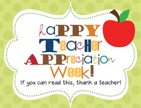 Mrs A Colwells Class Happy Teacher Appreciation Week